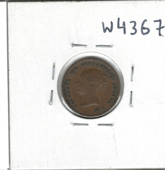 Great Britain: 1844 1/2 Farthing #2