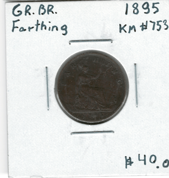 Great Britain: 1895 Farthing