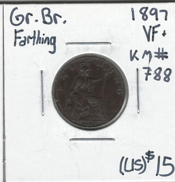 Great Britain: 1897 Farthing #2 Great Britain: 1897 Farthing #2
