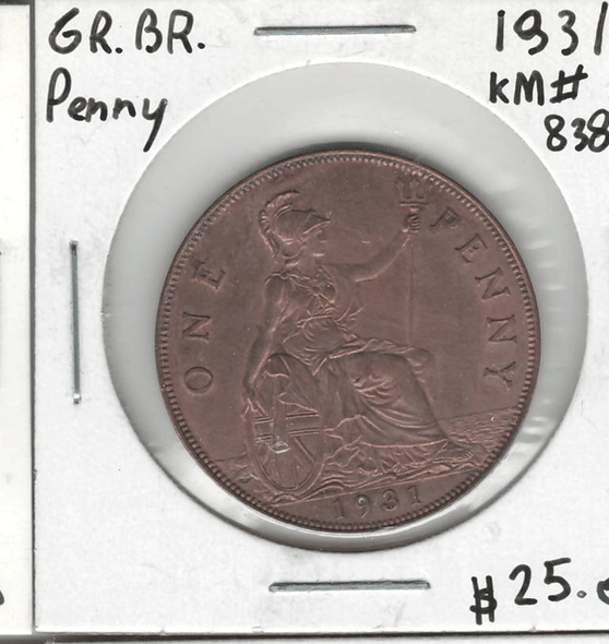 Great Britain: 1931 Penny