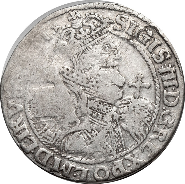 Poland: 1622 Krakow 18  Groszy, Zygmunt III   Waza