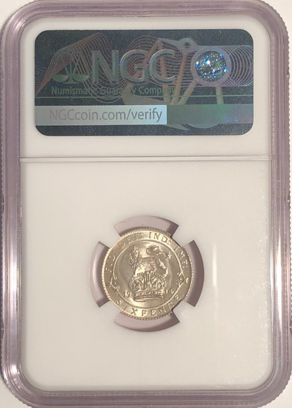 Great Britain: 1914 6 Pence NGC MS62 Great Britain: 1914 6 Pence NGC MS62
