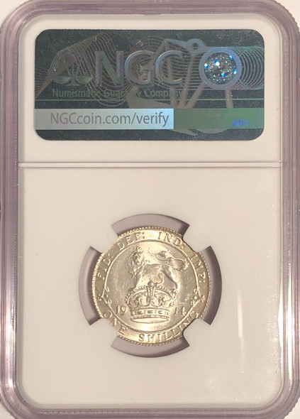 Great Britain: 1914 Shilling  NGC MS63
