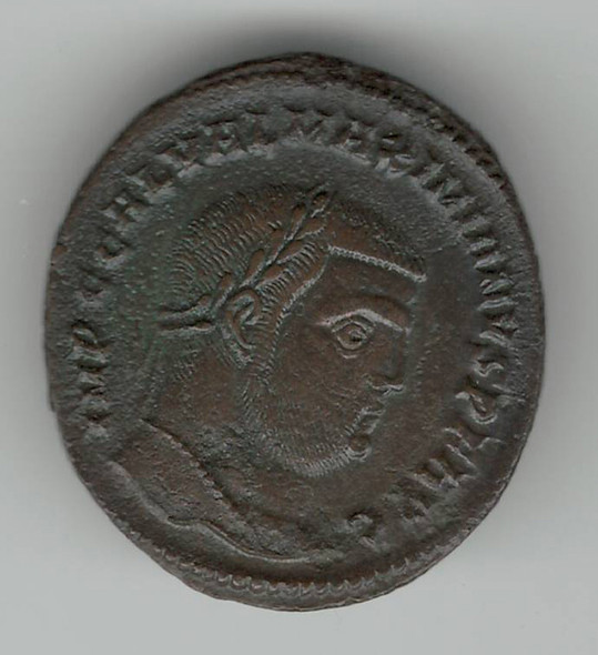 Rome: 308-310 AD Follis Galerius, Nicomedia Mint, Genius