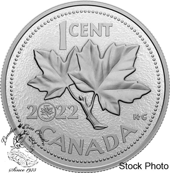 Canada: 2022 1 Cent 10th Anniversary of the Last Penny 5 oz Pure Silver Coin