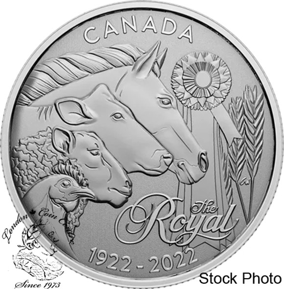 Canada: 2022 $5 Moments to Hold: 100th Anniversary of the Royal Agricultural Winter 1/4 oz Pure Silver Coin