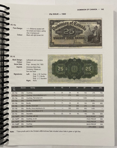 Charlton Standard Catalogue of Canadian Government Paper Money 2023