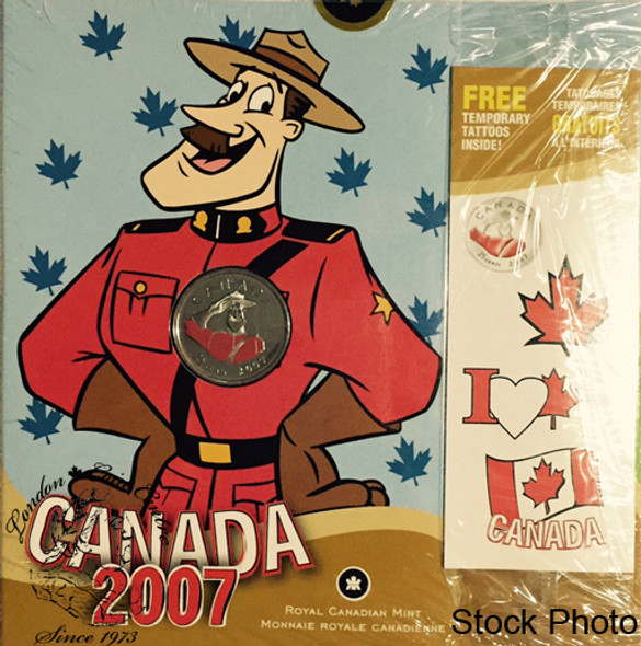 Canada: 2007 25 Cent Oh Canada Coin in Folder