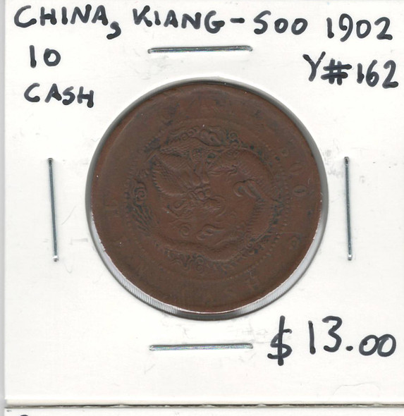 China, Kiangsu: 1902 10 Cash China, Kiangsu: 1902 10 Cash