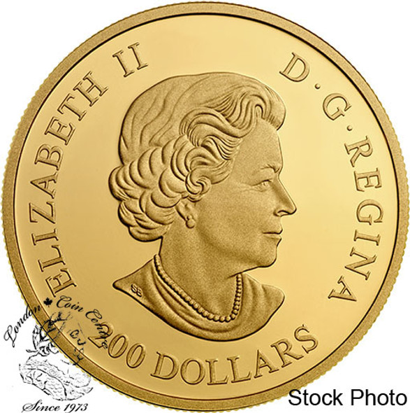 Canada: 2015 $200 North American Sportfish: Largemouth Bass Gold Coin