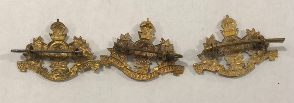 Canada: Set of 3 Hastings and Prince Edward Collar Badges