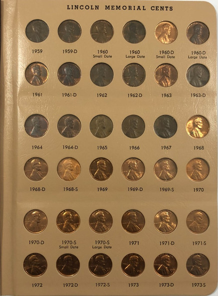 United States: 1959 - 2009 Lincoln Cent Penny Collection in Binder