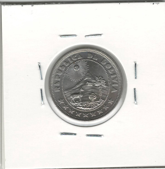 Bolivia:  1937 10 Centavos