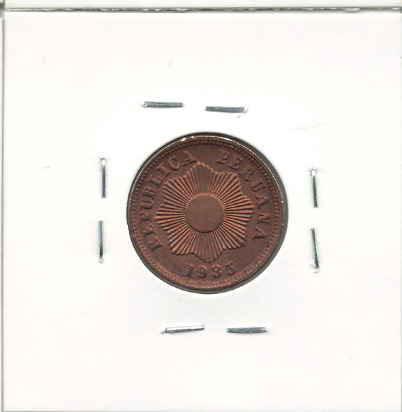Peru:  1935  1  Centavo