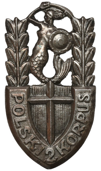 Poland: Polish Armed Forces in the West 2nd Corp Badge Poland: Polish Armed Forces in the West 2nd Corp Badge