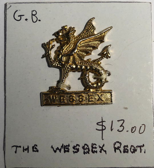 Great Britain: Wessex Regiment Cap Badge