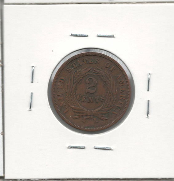 United States: 1868 2 Cent EF