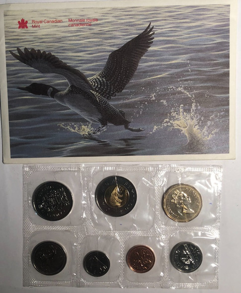 Canada: 1998 Ottawa Proof Like / Uncirculated Coin Set, Misaligned $1 Loonie Packaging Error