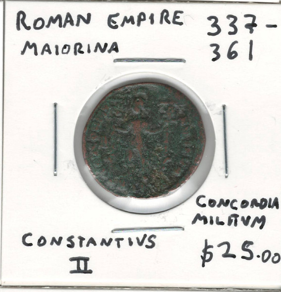 Roman Empire: 337-361 AD Maiorina Constantius II, Concordia Militvm