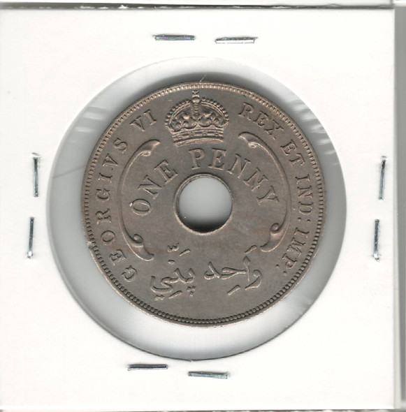 British West Africa: 1943 1 Penny British West Africa: 1943 1 Penny