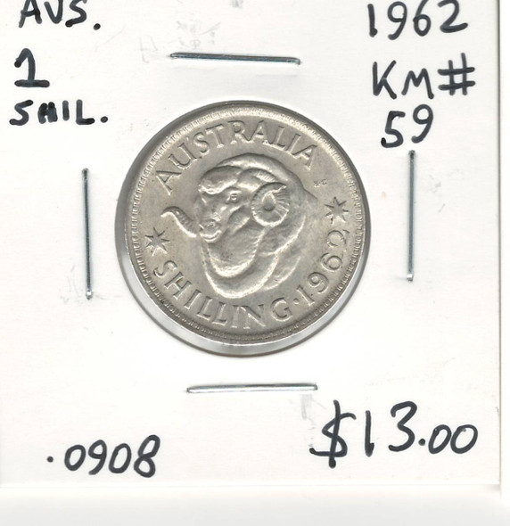 Australia: 1962 1 Shilling