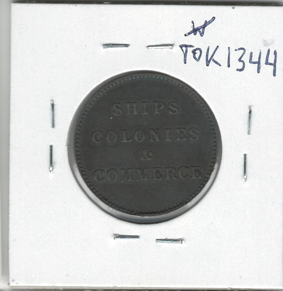 Prince Edward Island: 1835 Ships Colonies and Commerce Token PE-10-27