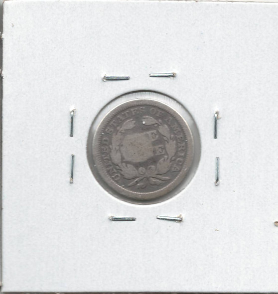 United States: 1842 10 Cent F12 with Imperfections