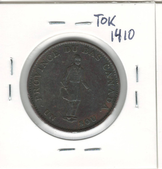 Lower Canada: 1837 1/2 Penny LC-8A1
