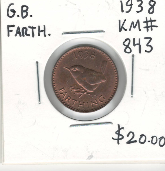 Great Britain: 1938 Farthing Great Britain: 1938 Farthing