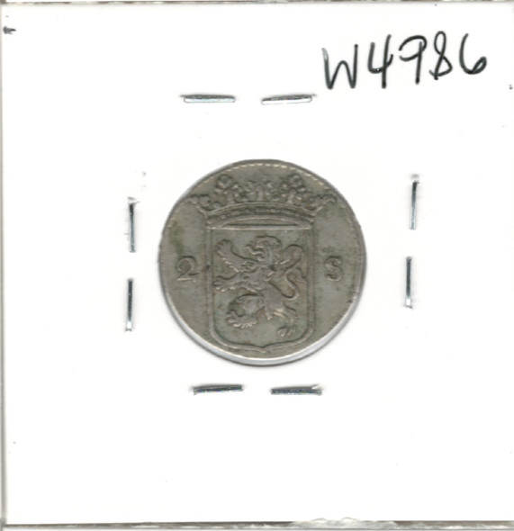 Netherlands, Utrecht: 1786 2 Stuivers