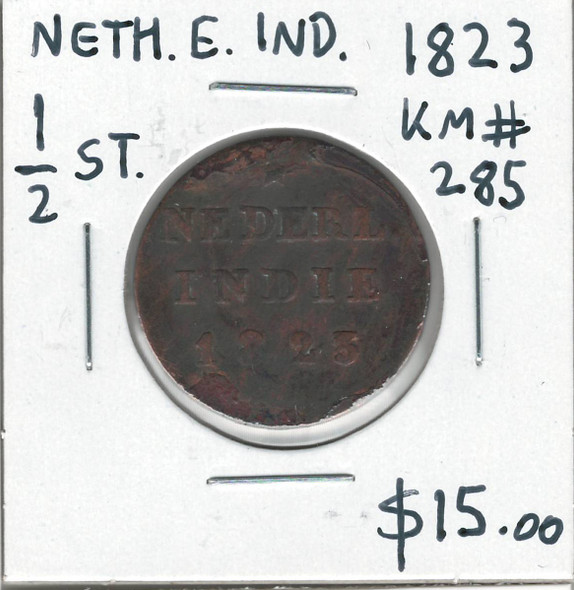 Netherlands East Indies: 1823 1/2  Stuiver