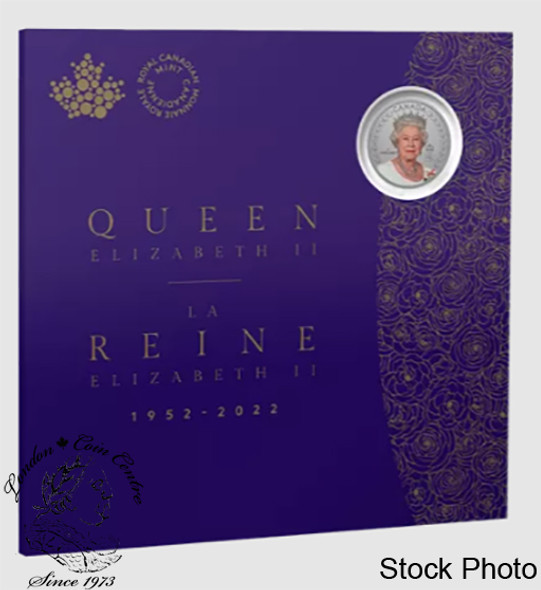 Canada: 2022 $5 Queen Elizabeth's Portrait 1/4 oz Pure Silver Coin