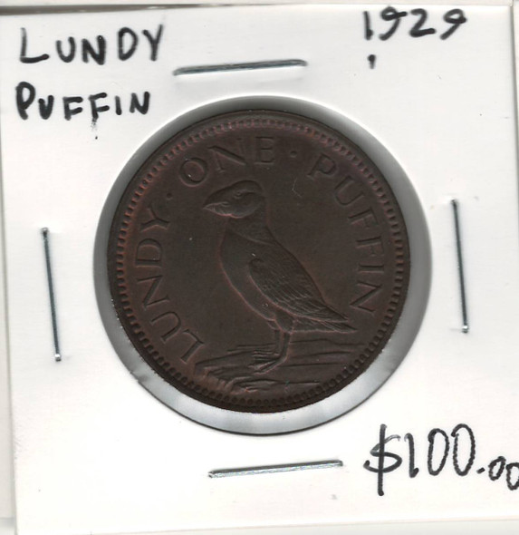 Lundy: 1929 Puffin