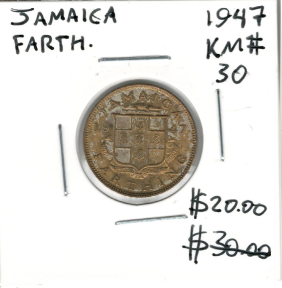Jamaica: 1947  Farthing
