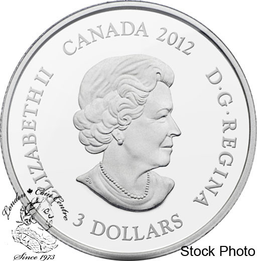Canada: 2012 $3 August Peridot Birthstone Silver Coin
