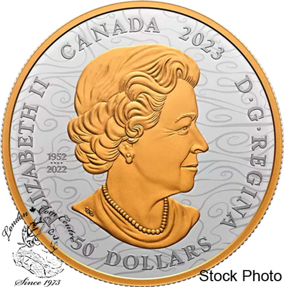 Canada: 2023 $50 Heavenly Dragon 5 oz Pure Silver Coin Canada: 2023 $50 Heavenly Dragon 5 oz Pure Silver Coin