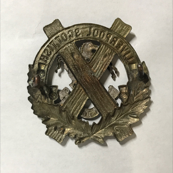 Great Britain: 10th King's Liverpool Regiment (Scottish) Cap Badge