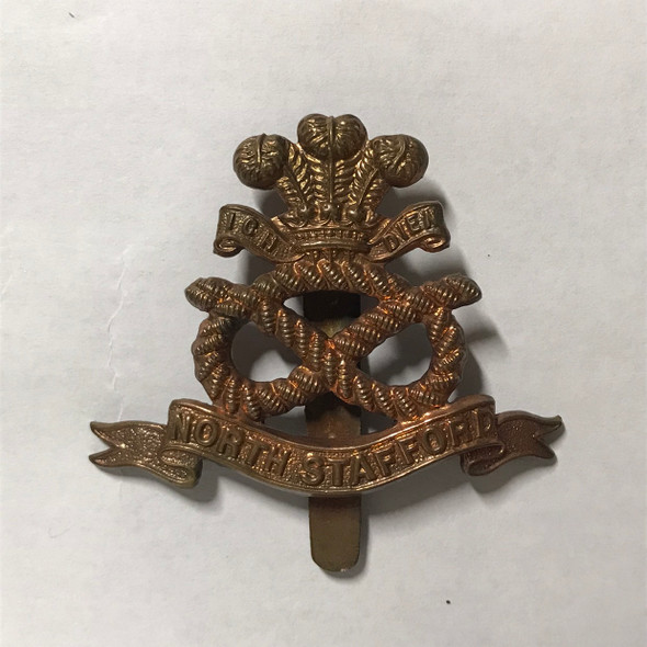 Great Britain: North Staffordshire Regiment Cap Badge Great Britain: North Staffordshire Regiment Cap Badge