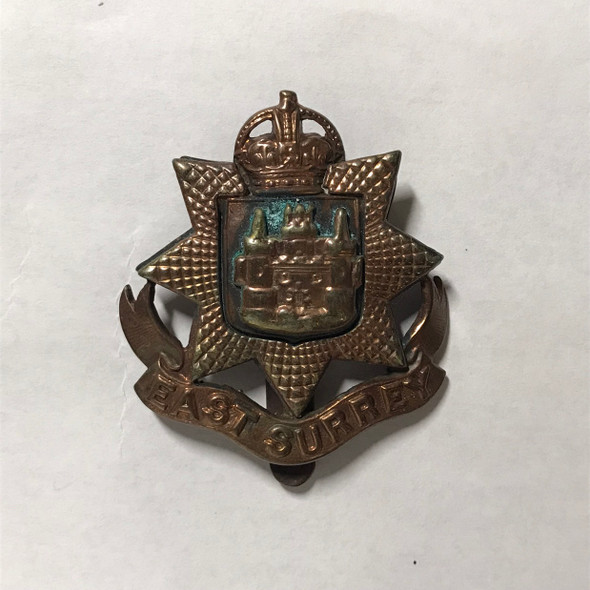 Great Britain: East Surrey Regiment Cap Badge