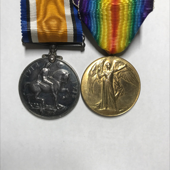 Canada: WWI Medal Pair Awarded To Gnr. J. Cullen (327861)