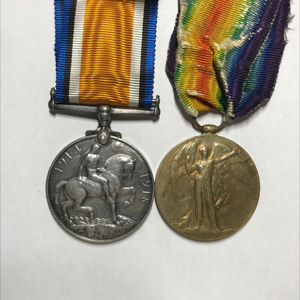 Canada: WWI Medal Pair Awarded To Pte. E. Pelletier (410168)