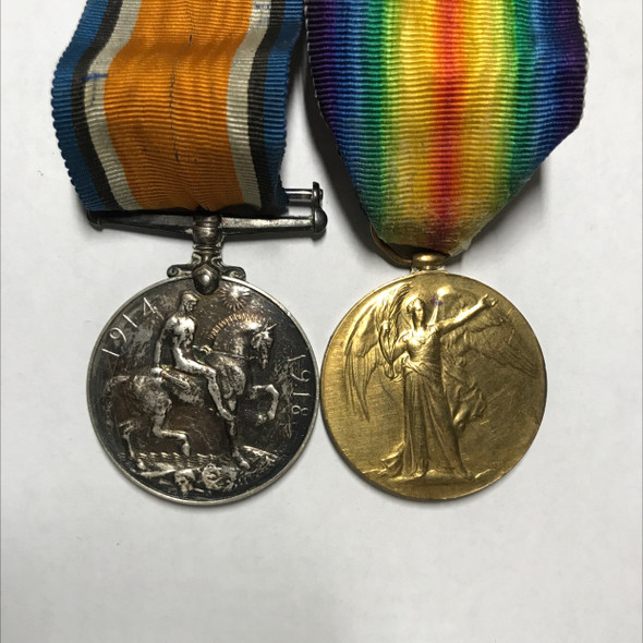 Canada: WWI Medal Pair Awarded To Gnr. C. Hargreaves (339336) Canada: WWI Medal Pair Awarded To Gnr. C. Hargreaves (339336)