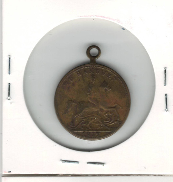 Hanover 1837 Queen Victoria Medallion