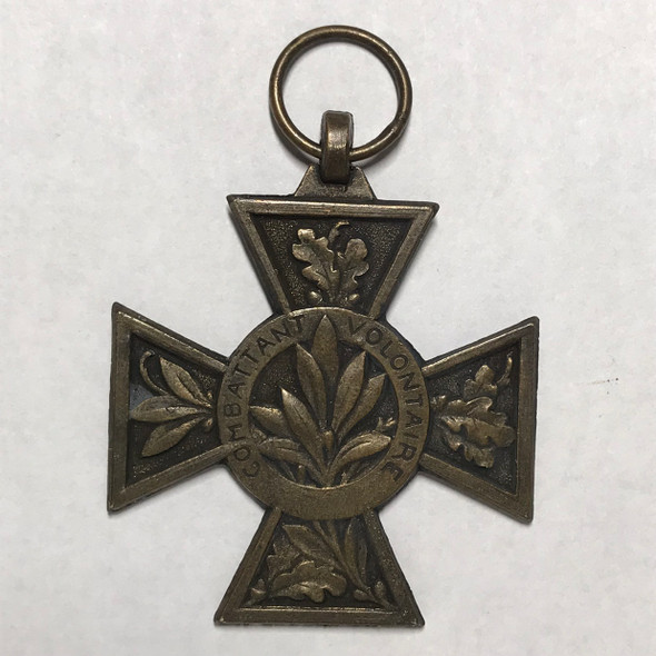 France: WWI-II Volunteer Combattant Cross