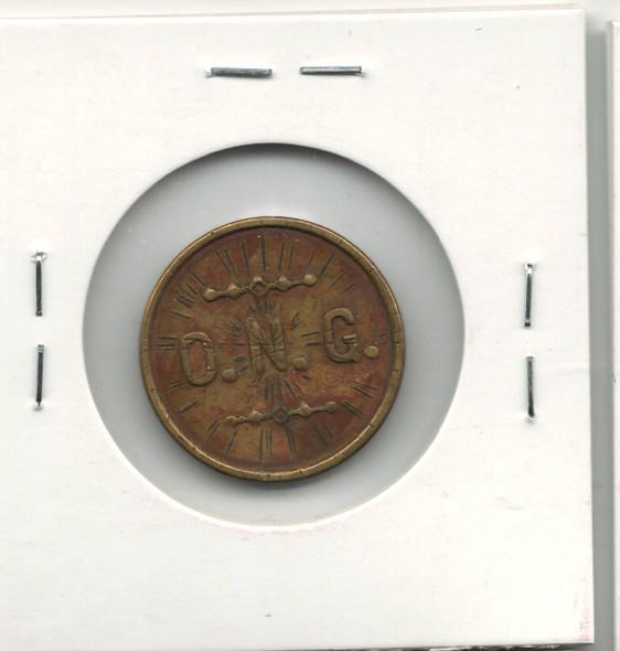 O.N.C. 5 Cents in Trade Token