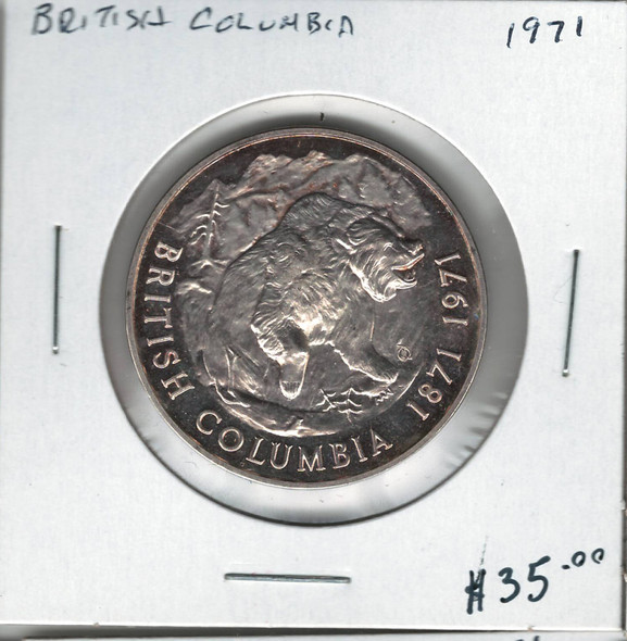 Canada: 1971 British Columbia  Token