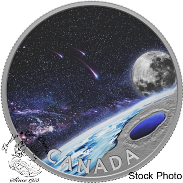 Canada: 2023 $50 Pingualuit Crater - Crystal Eye of Nunavik 5 oz. Pure Silver Coin