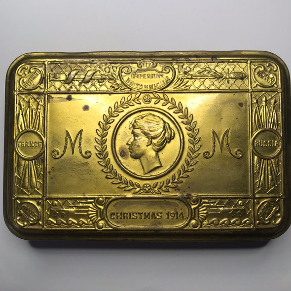 Great Britain: 1914 WWI Princess Mary's Christmas Tin Box