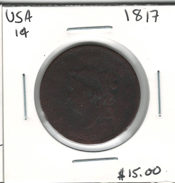 United States: 1817 1 Cent