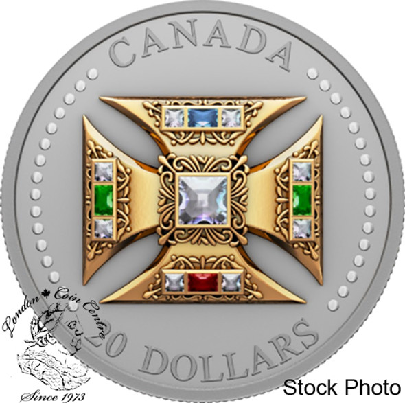 Canada: 2023 $20 St. Edward's Crown 1 oz Pure Silver Coin